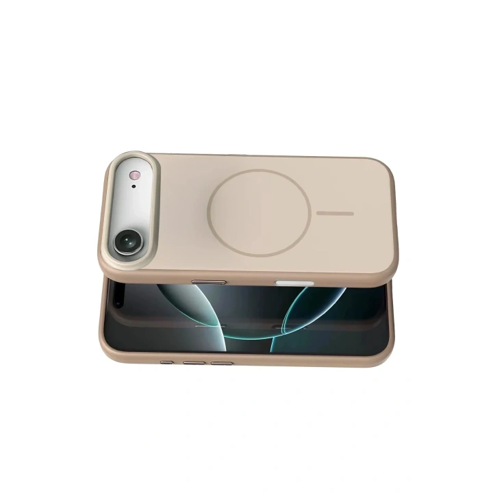 Mey İthalat®   iPhone 17 Air Neva Magsafe Kapak - Gold