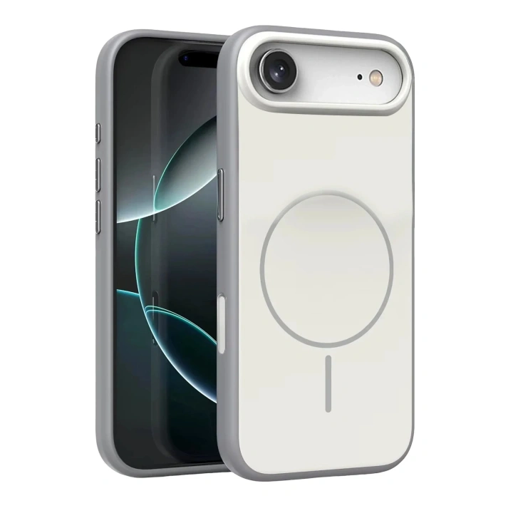 Mey İthalat®   iPhone 17 Air Neva Magsafe Kapak - Gri