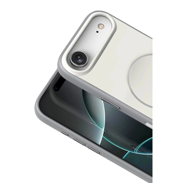 Mey İthalat®   iPhone 17 Air Neva Magsafe Kapak - Gri