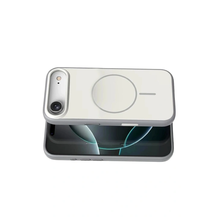 Mey İthalat®   iPhone 17 Air Neva Magsafe Kapak - Gri