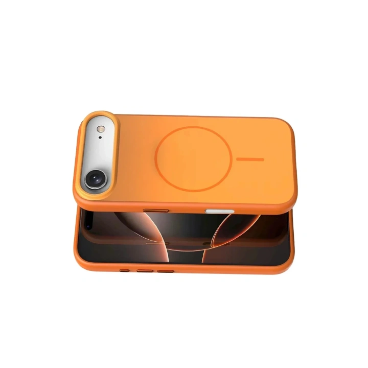 Mey İthalat®   iPhone 17 Air Neva Magsafe Kapak - Turuncu