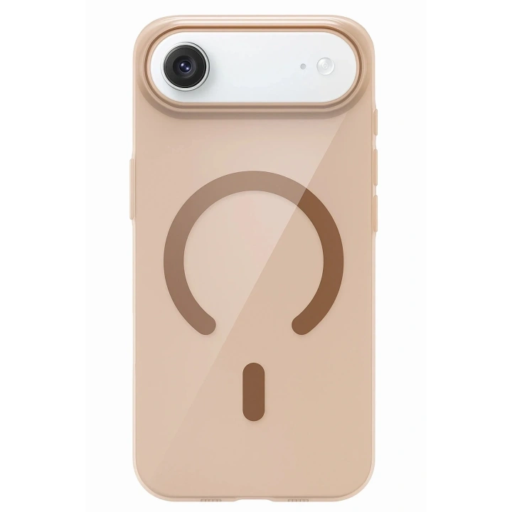 Mey İthalat®   iPhone 17 Air PC Blank Magsafe Kapak - Çöl Titanyum