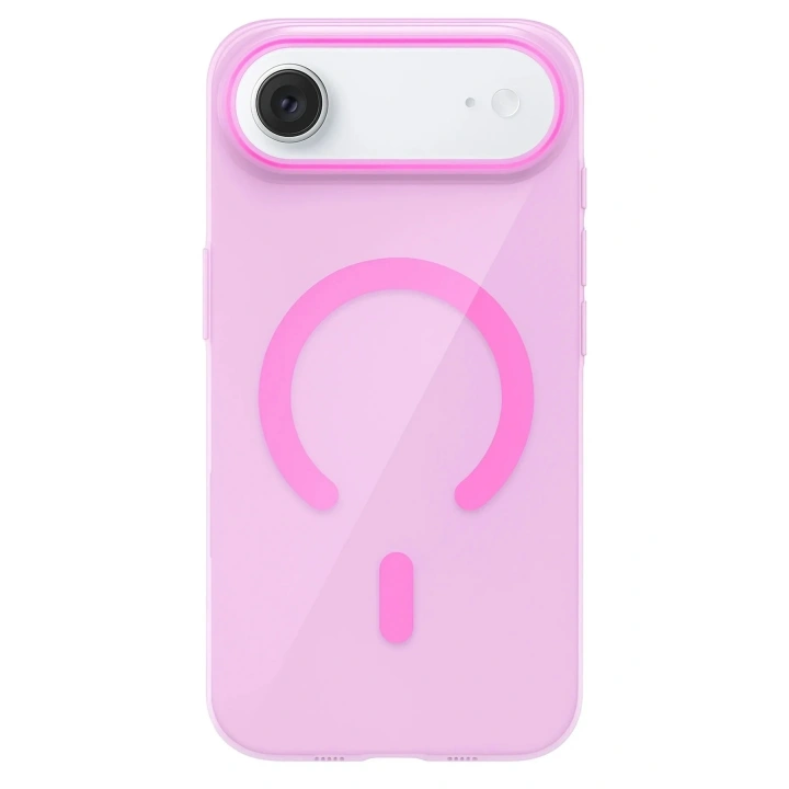Mey İthalat®   iPhone 17 Air PC Blank Magsafe Kapak - Pembe