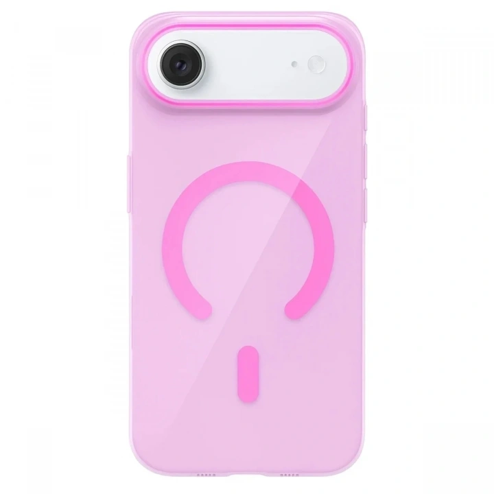 Mey İthalat®   iPhone 17 Air PC Blank Magsafe Kapak - Pembe