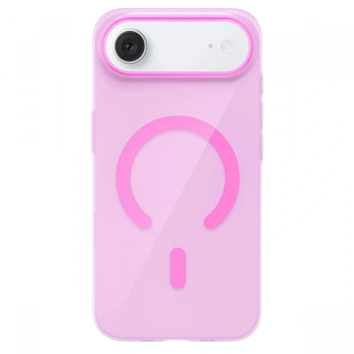 Mey İthalat®   iPhone 17 Air PC Blank Magsafe Kapak - Pembe