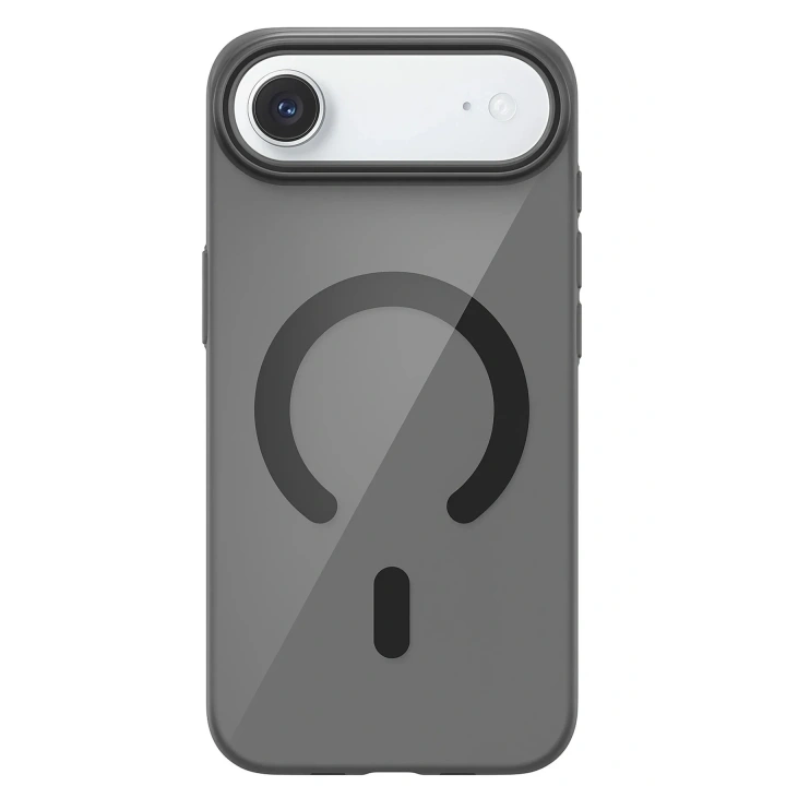 Mey İthalat®   iPhone 17 Air PC Blank Magsafe Kapak - Siyah