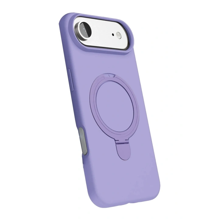 Mey İthalat®   iPhone 17 Air Regal Magsafe Standlı Kapak - Lila