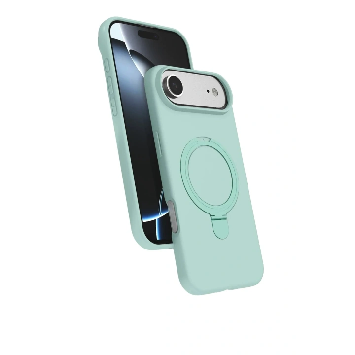 Mey İthalat®   iPhone 17 Air Regal Magsafe Standlı Kapak - Su Yeşili