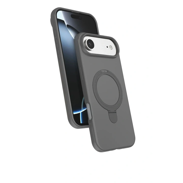 Mey İthalat®   iPhone 17 Air Regal Magsafe Standlı Kapak - Titan Gri