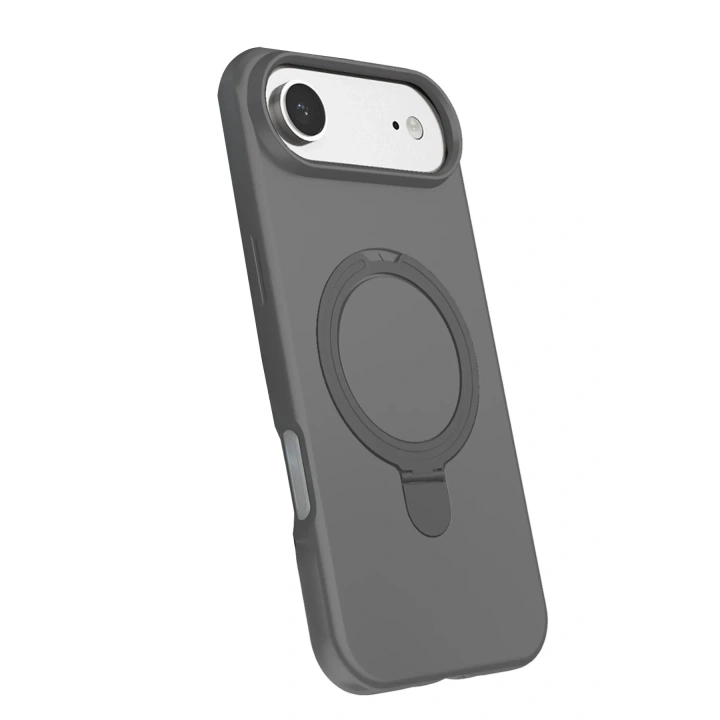 Mey İthalat®   iPhone 17 Air Regal Magsafe Standlı Kapak - Titan Gri