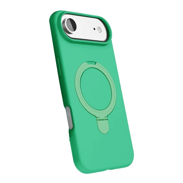 Mey İthalat®   iPhone 17 Air Regal Magsafe Standlı Kapak - Yeşil