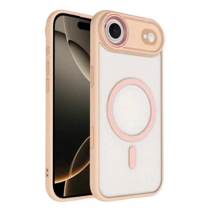 Mey İthalat®   iPhone 17 Air Terea Magsafe Kapak - Pembe