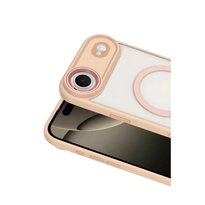 Mey İthalat®   iPhone 17 Air Terea Magsafe Kapak - Pembe