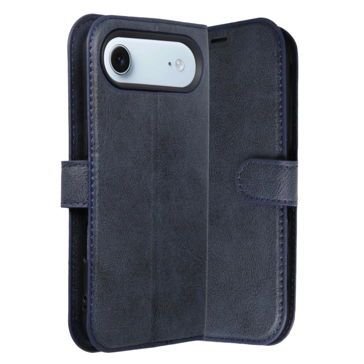 Mey İthalat®   iPhone 17 Air Trend S Plus Kapaklı Kılıf - Lacivert