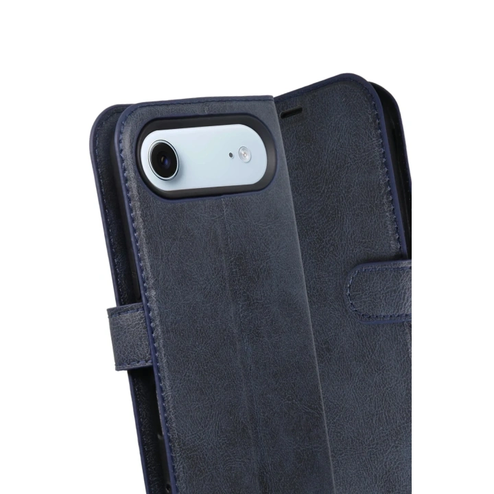 Mey İthalat®   iPhone 17 Air Trend S Plus Kapaklı Kılıf - Lacivert