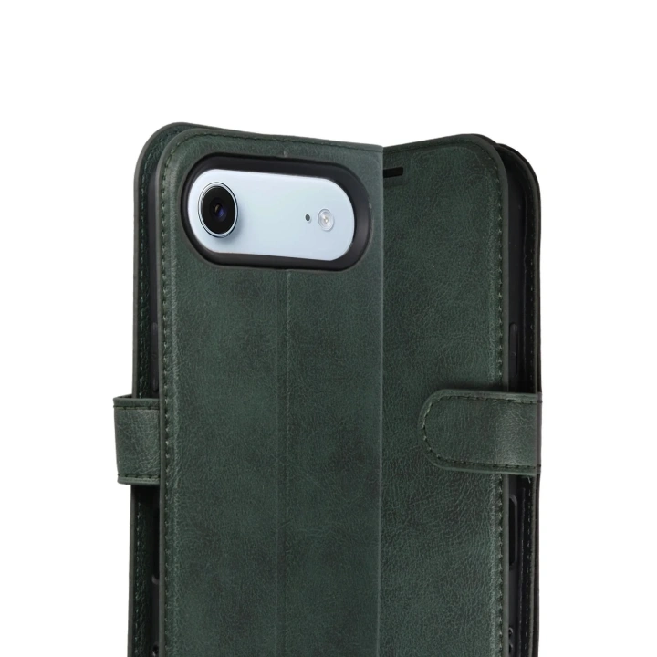 Mey İthalat®   iPhone 17 Air Trend S Plus Kapaklı Kılıf - Yeşil
