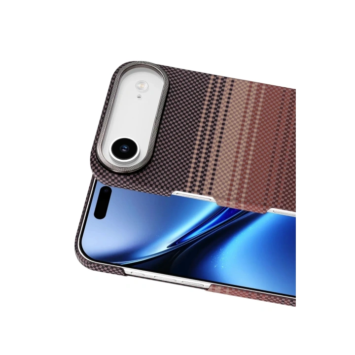 Mey İthalat®   iPhone 17 Air Vega Magsafe Kapak - Çöl Titanyum