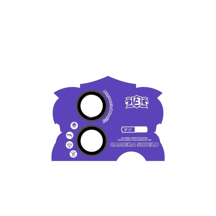 Mey İthalat®   iPhone 17 Bilvis Titan Kamera Lens - Siyah