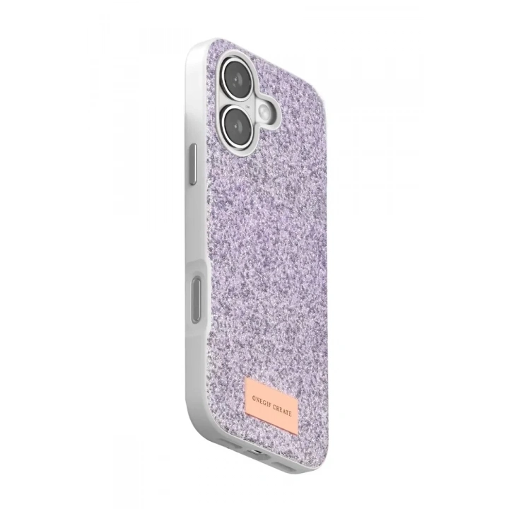 Mey İthalat®   iPhone 17 Bright Simli Kapak - Lila