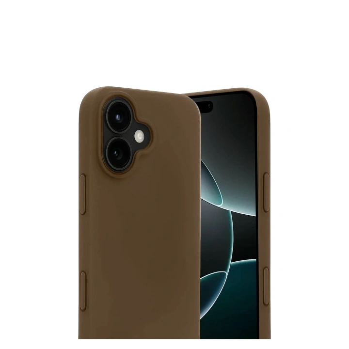 Mey İthalat®   iPhone 17 First Silikon - Kahverengi