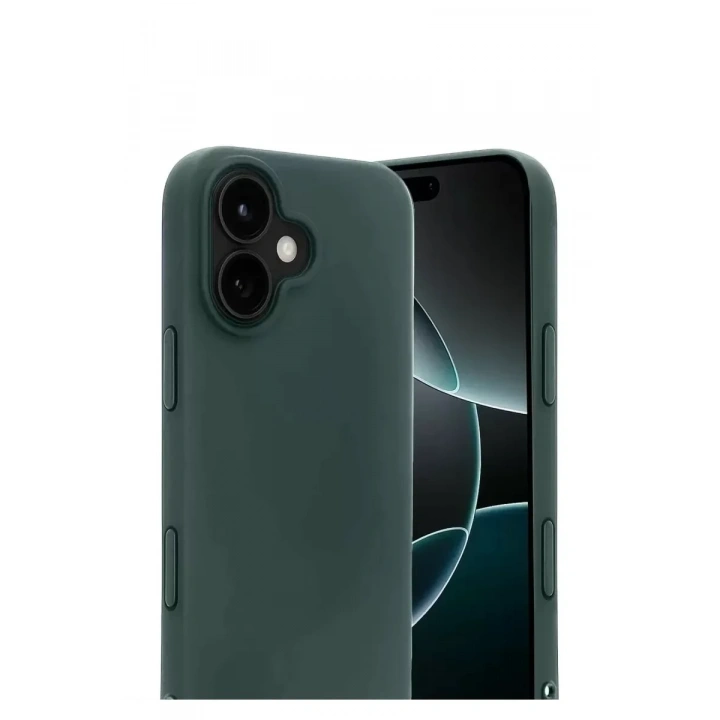 Mey İthalat®   iPhone 17 First Silikon - Koyu Yeşil