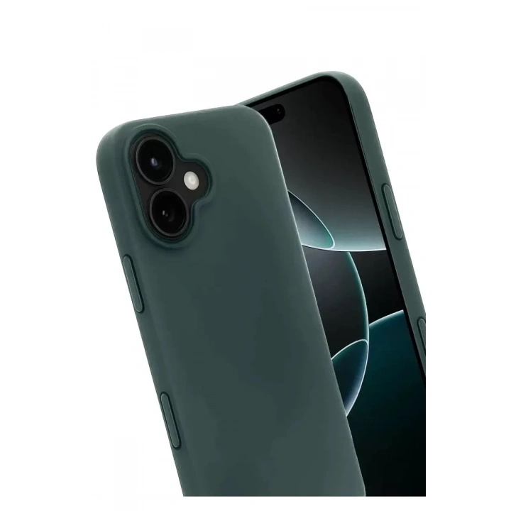 Mey İthalat®   iPhone 17 First Silikon - Koyu Yeşil