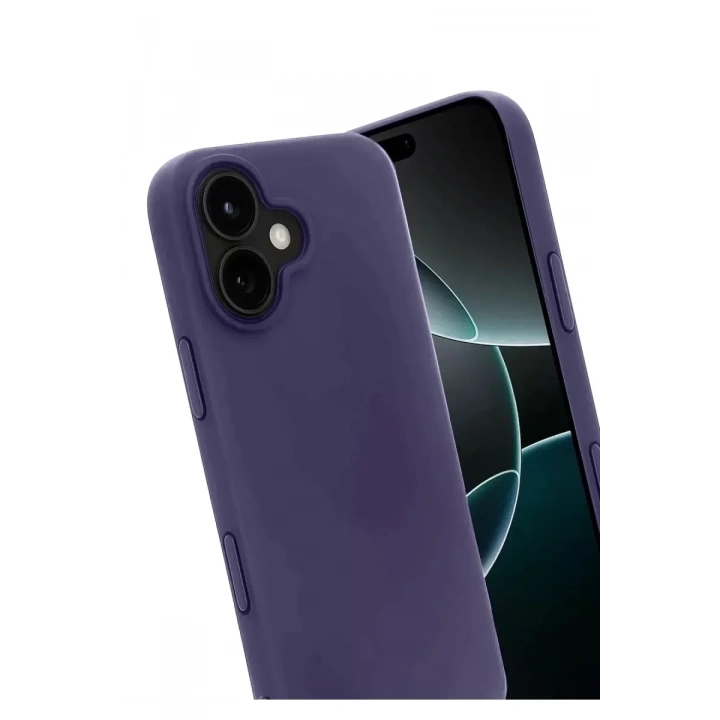 Mey İthalat®   iPhone 17 First Silikon - Mürdüm