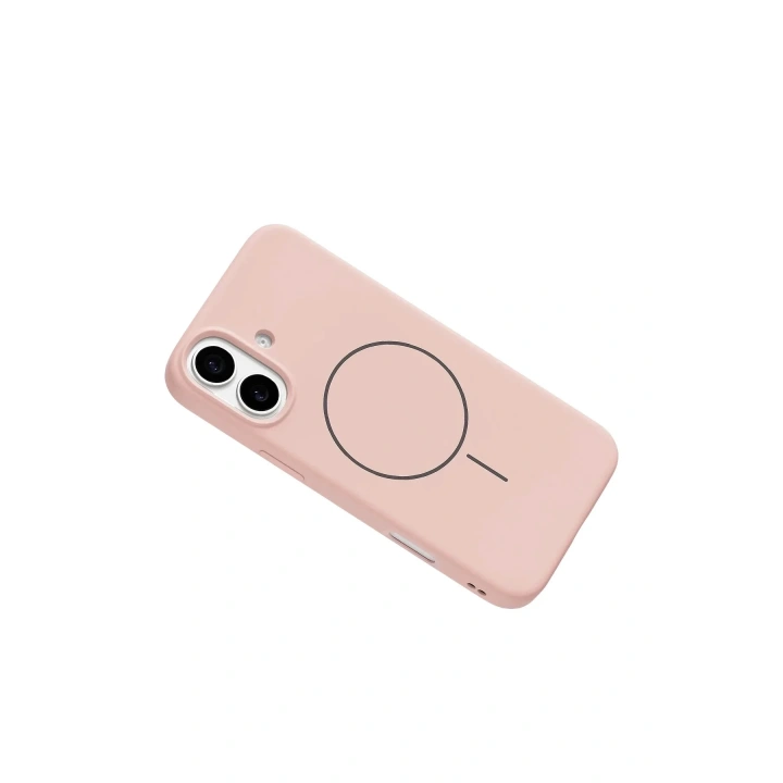 Mey İthalat®   iPhone 17 Jully Magsafe Kapak - Pudra