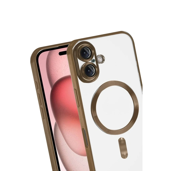 Mey İthalat®   iPhone 17 Kross Magneticsafe Kapak - Çöl Titanyum