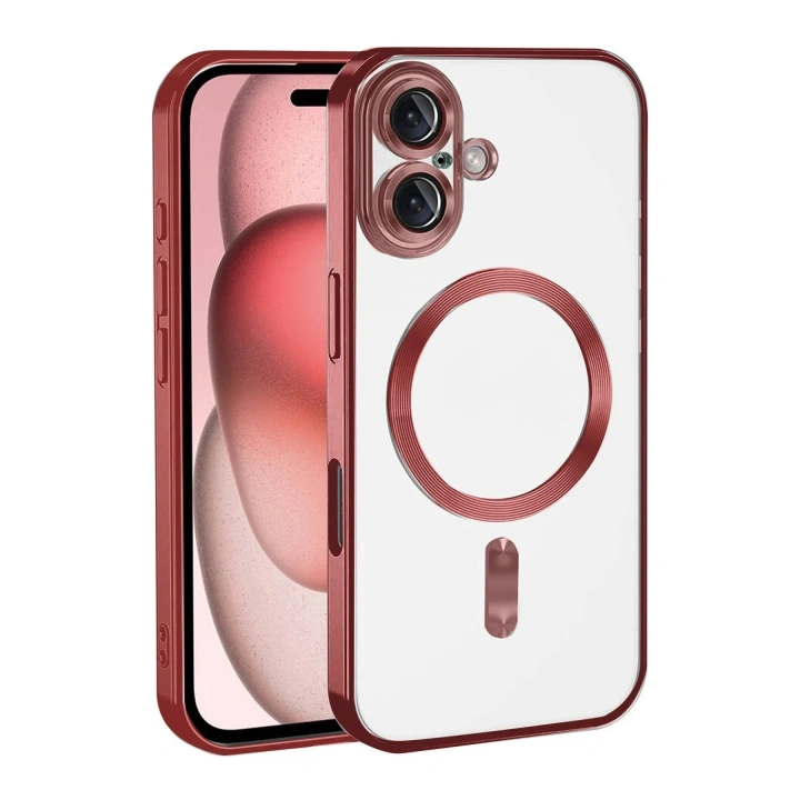 Mey İthalat®   iPhone 17 Kross Magneticsafe Kapak - Kırmızı