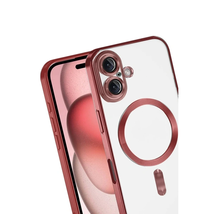 Mey İthalat®   iPhone 17 Kross Magneticsafe Kapak - Kırmızı