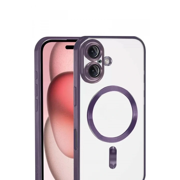 Mey İthalat®   iPhone 17 Kross Magneticsafe Kapak - Mor