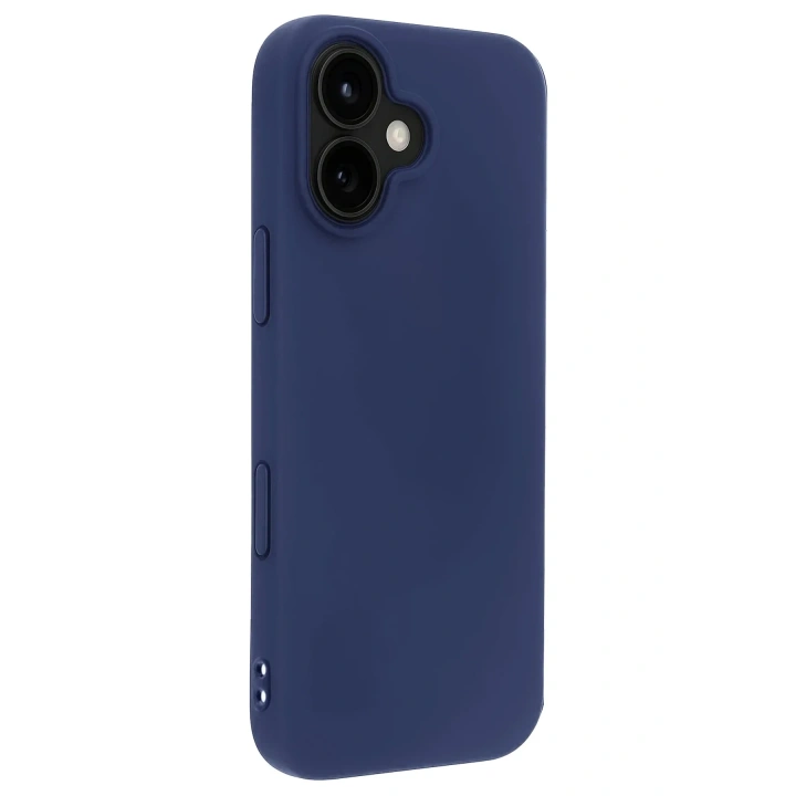 Mey İthalat®   iPhone 17 Nano içi Kadife Silikon - Lacivert
