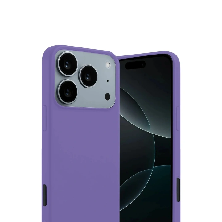 Mey İthalat®   iPhone 17 Pro First Silikon - Lila