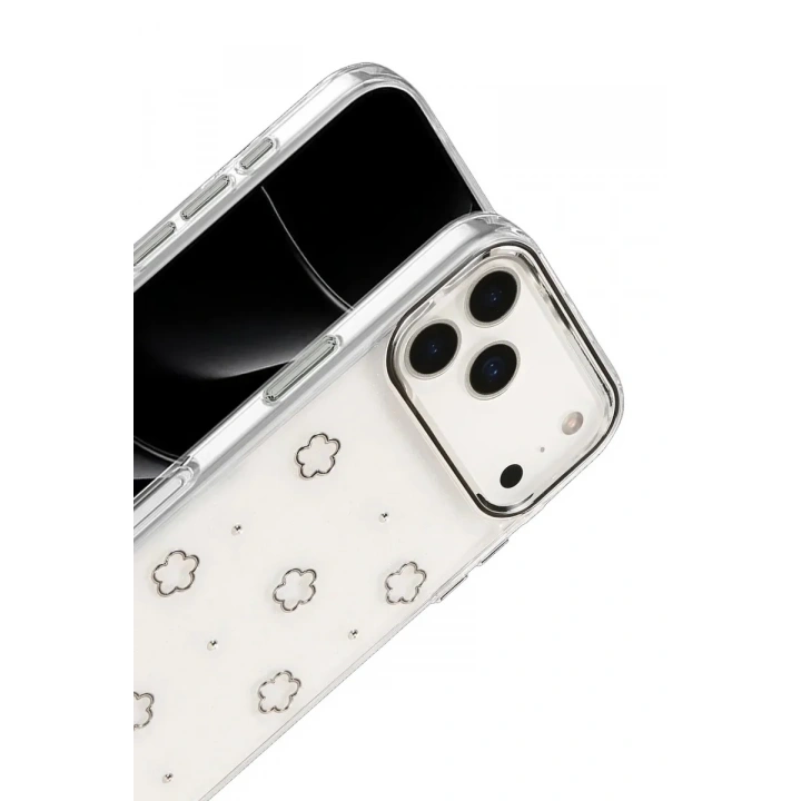 Mey İthalat®   iPhone 17 Pro Fiyonk Desenli Kapak - Desen 2