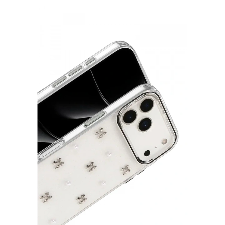 Mey İthalat®   iPhone 17 Pro Fiyonk Desenli Kapak - Desen 8
