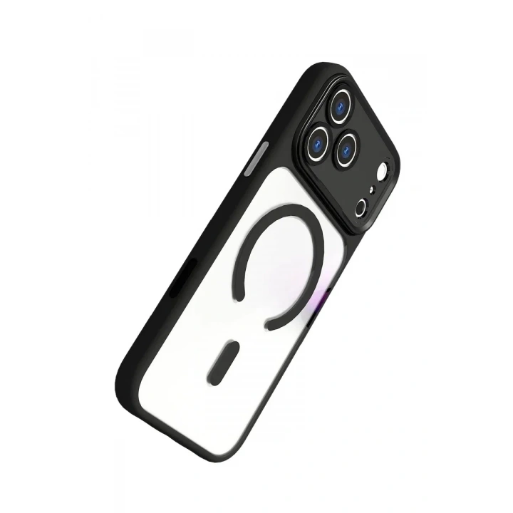Mey İthalat®   iPhone 17 Pro Hazar Magsafe Kapak - Siyah