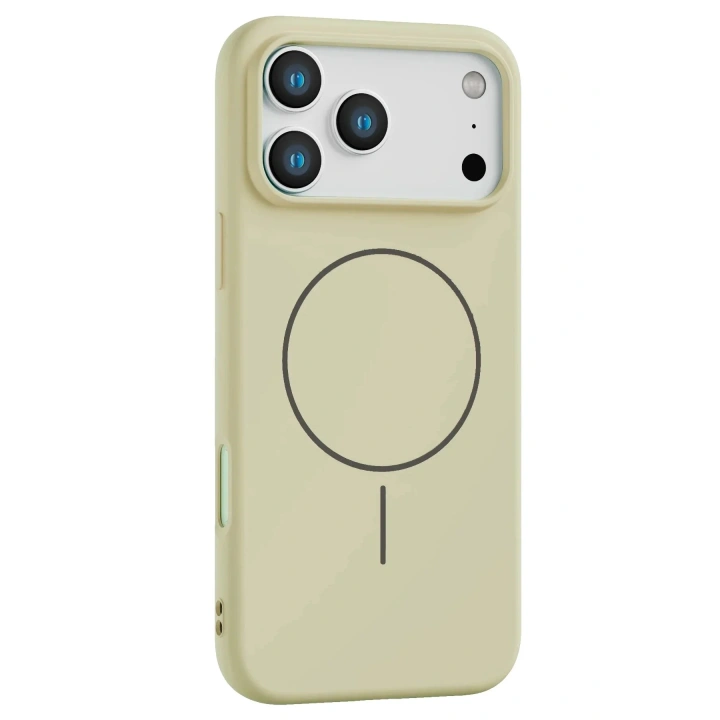 Mey İthalat®   iPhone 17 Pro Jully Magsafe Kapak - Bej