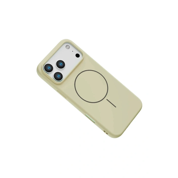 Mey İthalat®   iPhone 17 Pro Jully Magsafe Kapak - Bej