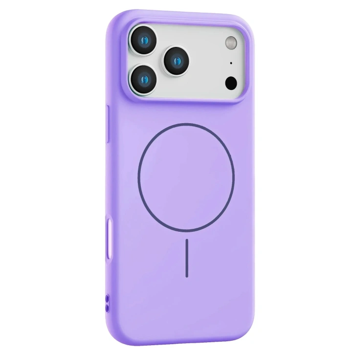 Mey İthalat®   iPhone 17 Pro Jully Magsafe Kapak - Lila