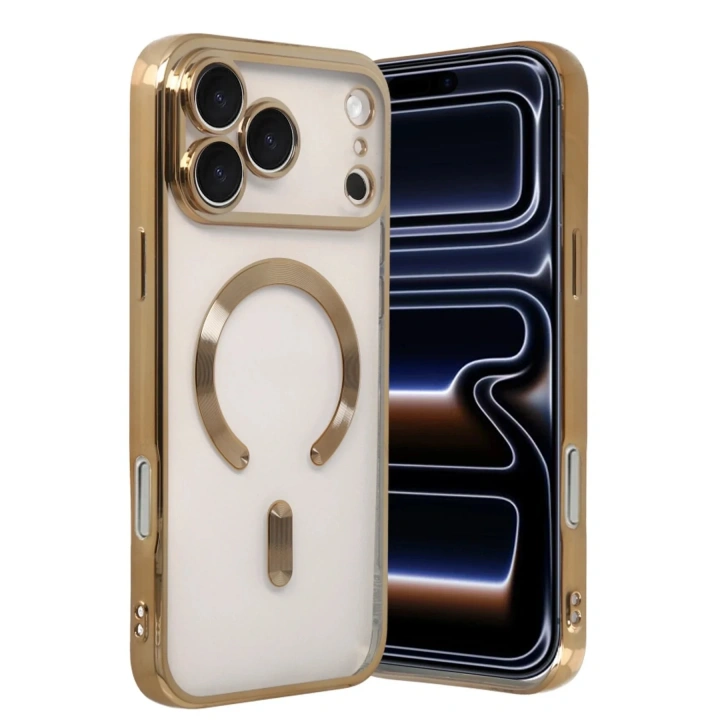 Mey İthalat®   iPhone 17 Pro Kross Magneticsafe Kapak - Gold