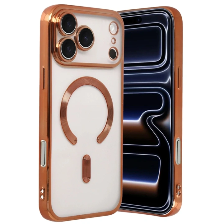 Mey İthalat®   iPhone 17 Pro Kross Magneticsafe Kapak - Turuncu
