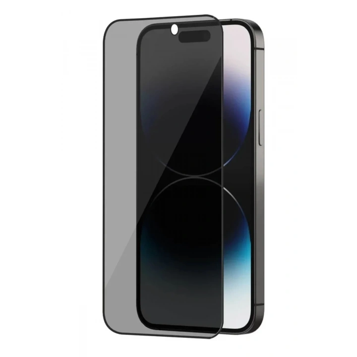 Mey İthalat®   iPhone 17 Pro Max Bilvis 3X AR Hayalet Cam Ekran Koruyucu - Siyah