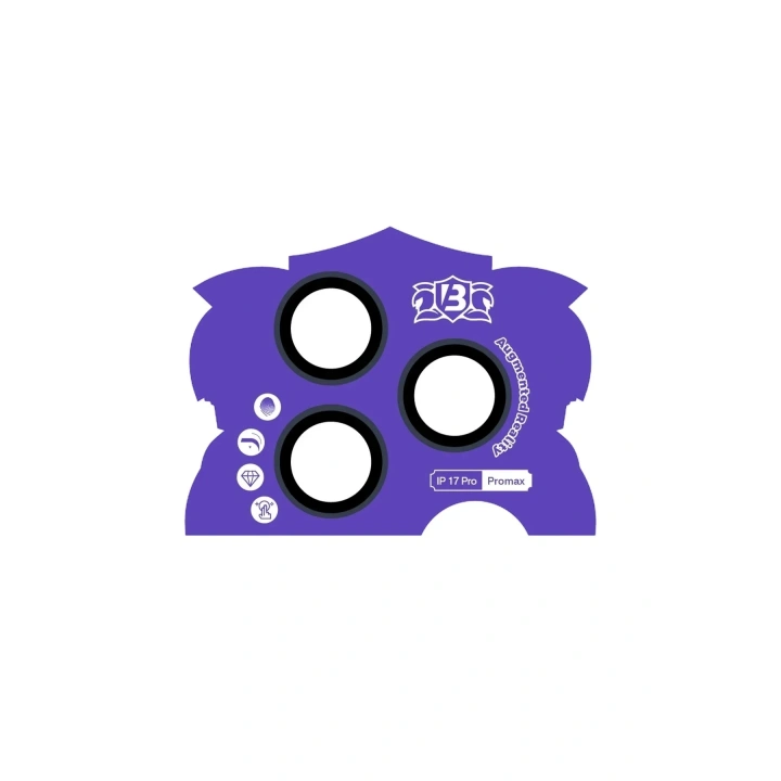 Mey İthalat®   iPhone 17 Pro Max Bilvis Titan Kamera Lens - Lacivert