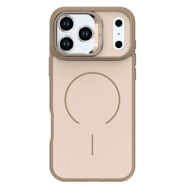 Mey İthalat®   iPhone 17 Pro Max Flexa Magsafe Kapak - Gold