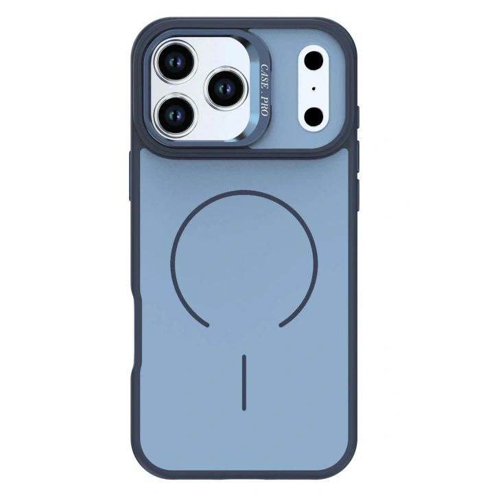 Mey İthalat®   iPhone 17 Pro Max Flexa Magsafe Kapak - Mavi
