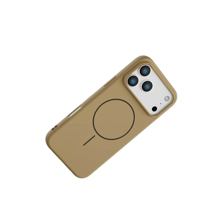 Mey İthalat®   iPhone 17 Pro Max Jully Magsafe Kapak - Çöl Titanyum