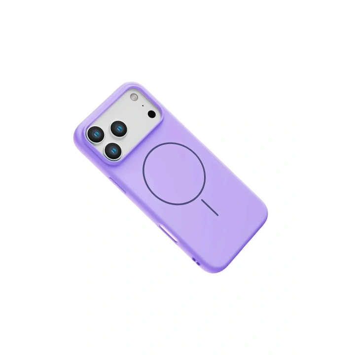 Mey İthalat®   iPhone 17 Pro Max Jully Magsafe Kapak - Lila