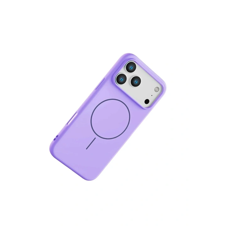 Mey İthalat®   iPhone 17 Pro Max Jully Magsafe Kapak - Lila