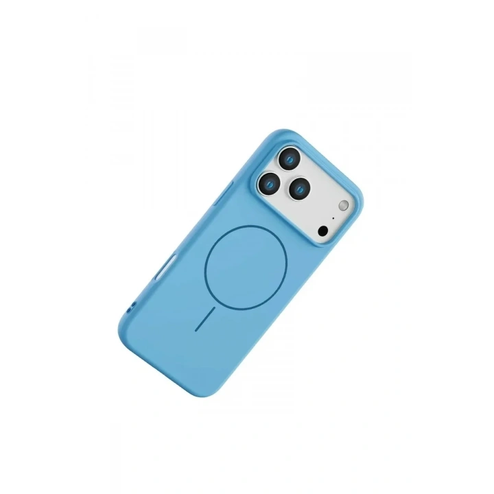 Mey İthalat®   iPhone 17 Pro Max Jully Magsafe Kapak - Mavi